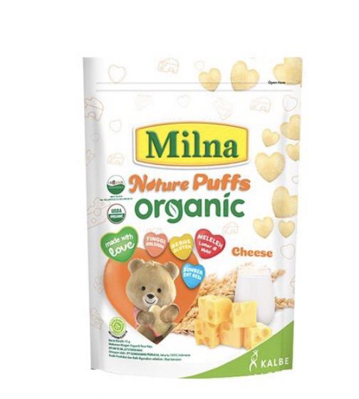 Gambar MILNA NATURE PUFFS ORGANIC 15 GR - CHEESE dari Cari Pampers undefined Tokopedia