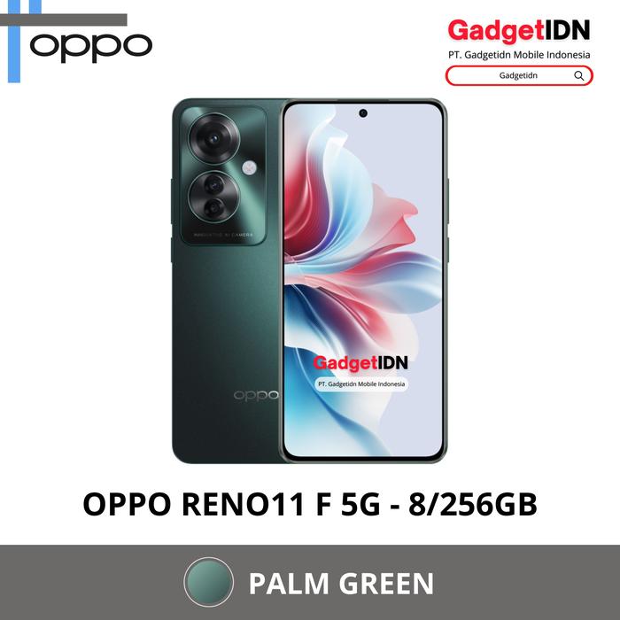 Gambar OPPO RENO 11F 5G 8/256GB GARANSI RESMI OPPO RENO11 F 5G - PALM GREEN, TANPA BONUS dari GadgetIDN undefined Tokopedia