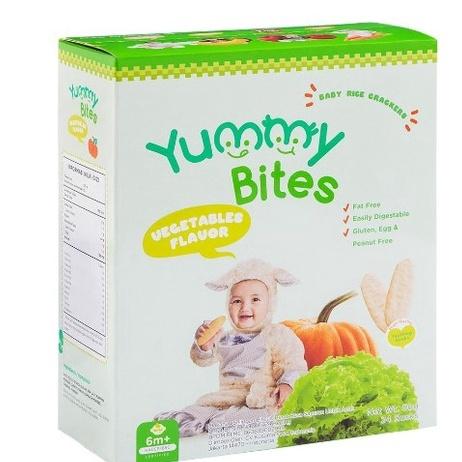 Gambar Get Sale Yummy Bites Baby Rice Cracker 50g ( 6mo+, diatas 6 bulan) - Cracker blubery 50g dari raditonlineshop undefined 3 Tokopedia