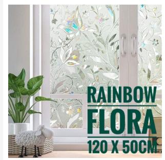 Gambar B. FLUTED REEDED MORU GLASS WINDOW STICKER | Sticker Kaca Fluted - RAINBOW 120X50 dari ERNAKUSRIAWANTY undefined Tokopedia