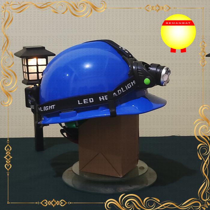 Gambar Helm Safety (Proyek) dan Head Lamp (Senter Kepala) - Jinbei Ethereal, Orange dari PT Semangat Pagi Luar Biasa undefined Tokopedia