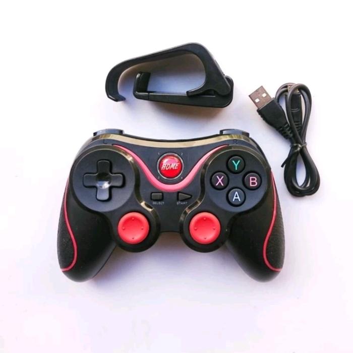 Gambar gamepad Bluetooth X3 WIRELESS CONTROLLER JOYSTICK - Merah, standard dari Rizqcelll undefined Tokopedia
