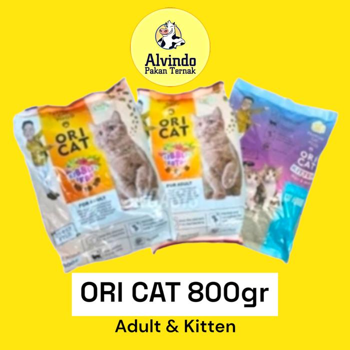 Gambar Ori Cat Adult Repack 1kg Catfood - Oricat Kitten, 800gr Freshpack dari Alvindo Pakan ternak & petshop undefined Tokopedia