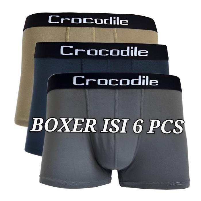 Gambar 6 Pcs Celana Boxer Pria / Celana Dalam Pria Dewasa - Isi 6 Pcs, M dari Pusat Fashion12 undefined Tokopedia