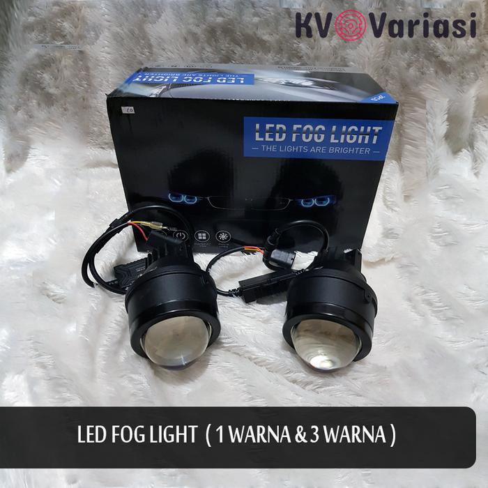 Gambar LAMPU FOGLAMP LED FOG LIGHT K-ONE (1 WARNA DAN 3 WARNA) - 1 WARNA dari KV VARIASI undefined Tokopedia