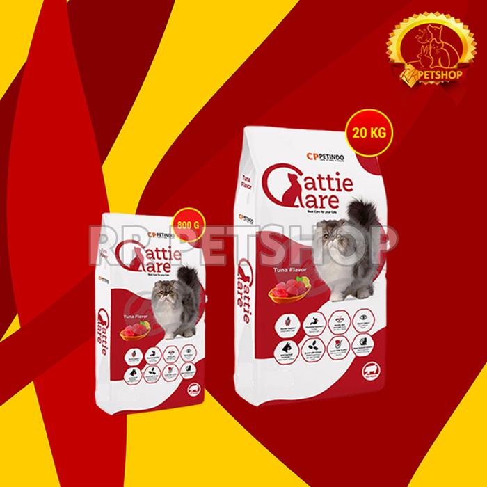 Gambar Makanan Kucing Cat Food Cattie Care repack Repacking 800 GR - TUNA800G dari Rayrussel Petshop undefined Tokopedia