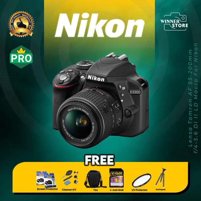 Nikon 一眼レフ D3300 18-55VRⅡ kit ニコン Nikon D3300 18-55 VR II