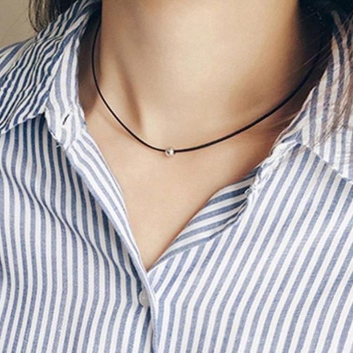 Gambar Kalung Coker Korea Star Shape Choker Renda A24 Hitam Aksesoris Fashion - A21 Silver dari Dahlia Aksesoris_NEW undefined Tokopedia