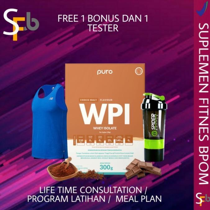 Gambar Puro Wpi Whey Protein Isolate 2400 Gram Gr 80 Serving Isolate New - choco malt dari SAPOSE STORE undefined Tokopedia