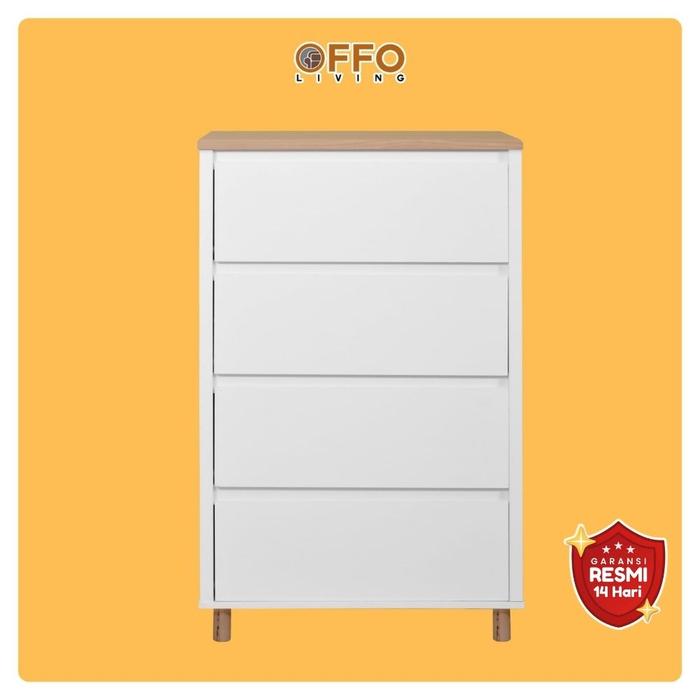 Gambar Offo Living - Rak Serbaguna Bertingkat AKSEL dengan 4 & 6 Laci Penyimpanan Minimalis Elegan untuk Ruangan Rapih - 4 Pintu dari Offo Living Furniture Kab. Bogor Tokopedia