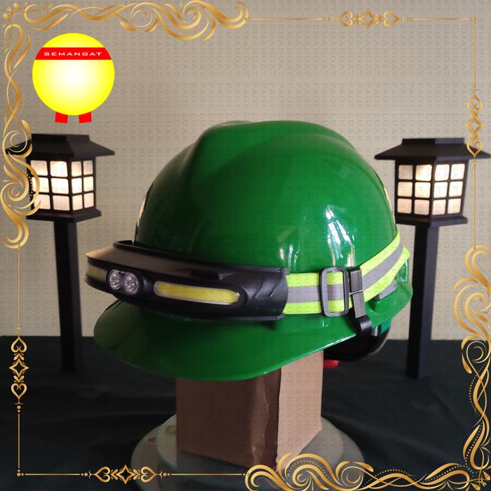 Gambar Helm Safety (Proyek) dan Head Lamp (Senter Kepala) - Jinbei Radiant, Orange dari PT Semangat Pagi Luar Biasa undefined Tokopedia