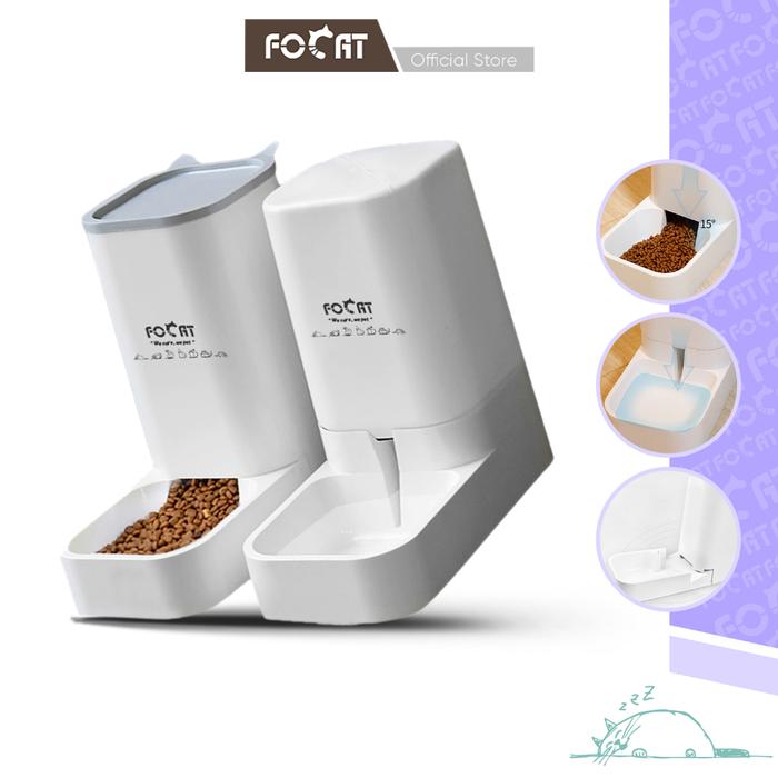 Gambar Focat TP Tempat Makan Kucing Otomatis M03 Pet Feeder Dispenser 2In1 dari Focat Indonesia undefined Tokopedia