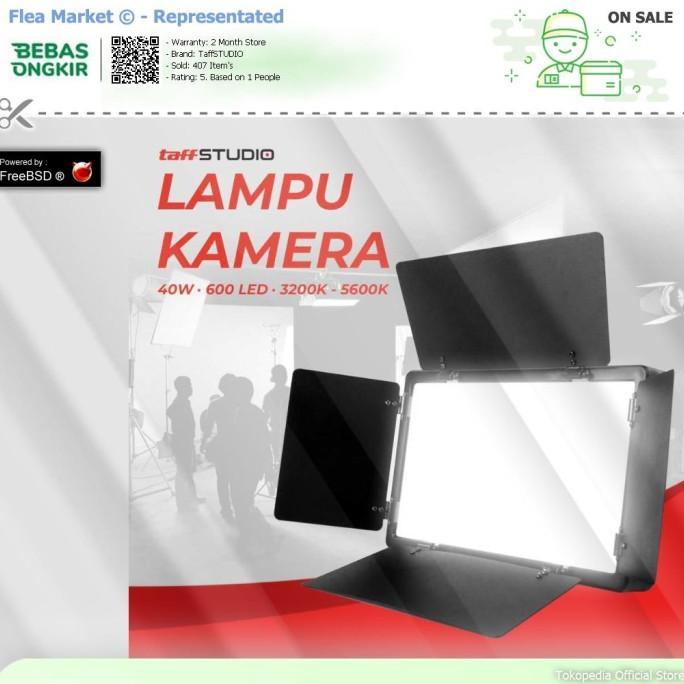Gambar [PROMO] - VIJIM LAMPU KAMERA FOTO VIDEO PORTABLE FILL LHT 40W 00 LED - - Hitam, TaffSTUDIO dari tokfajran undefined Tokopedia