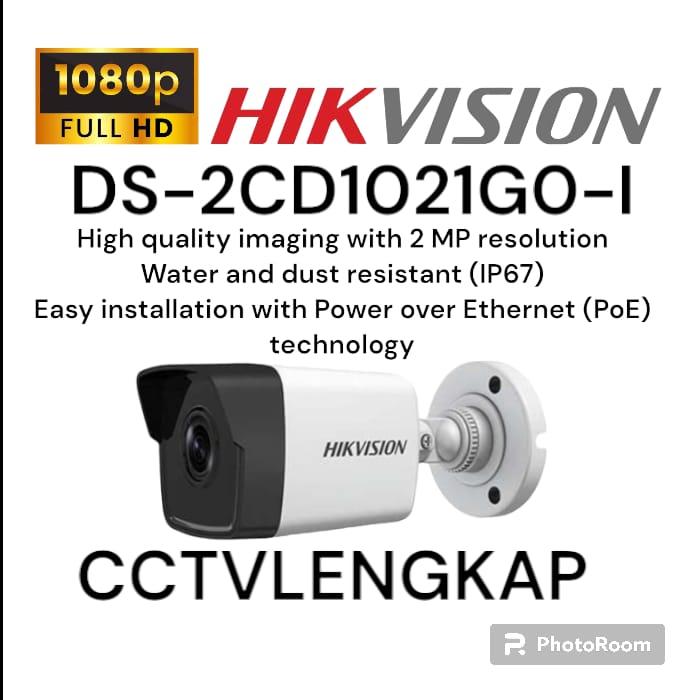 CCTV IP CAMERA HIKVISIOON OUTDOOR DS-2CD1021GO-I IP HIKVISION 2MP POE di  Cctvlengkap Tokopedia