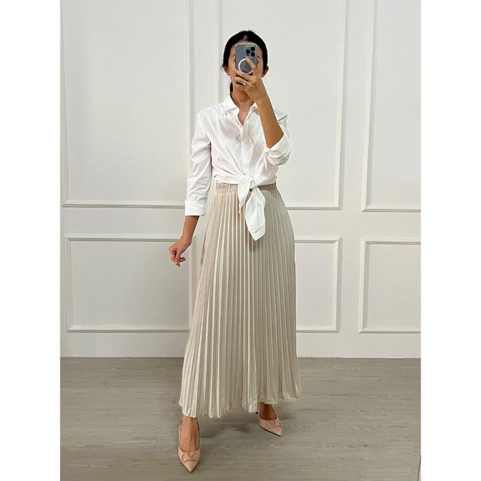 Gambar Rok Plisket Mayung / Rok Plisket / Plisket Premium / Pleated Skirt I - COKSU dari VAW-Shop undefined 4 Tokopedia