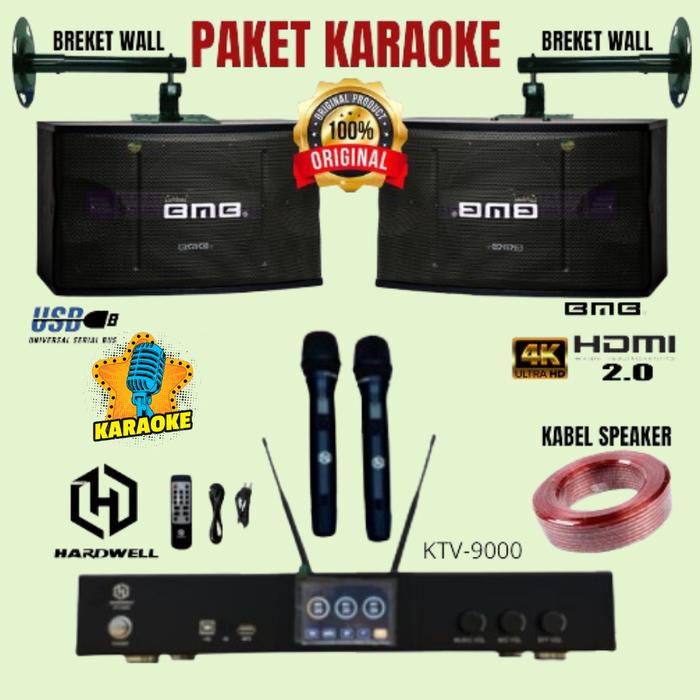 Gambar PAKET KARAOKE SPEAKER PASIF 10 INCHAMPLIFIER HARDWELL KTV-9000 dari ATL AUDIO 88 undefined Tokopedia