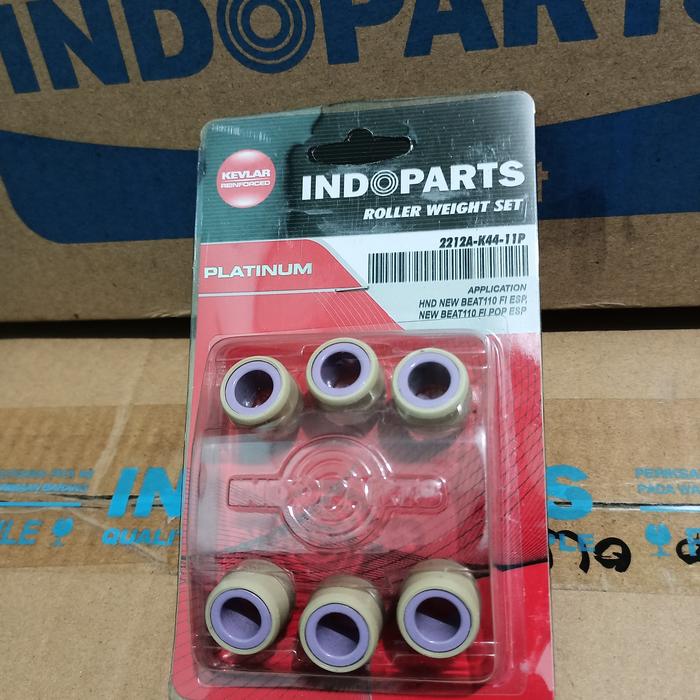 Gambar ROLLER 11 13 15 GRAM HONDA K44 NEW BEAT110 FI  BEAT POP ESP INDOPARTS - UNGU 11GRAM, 0 dari IHOBBY OLSHOP undefined Tokopedia