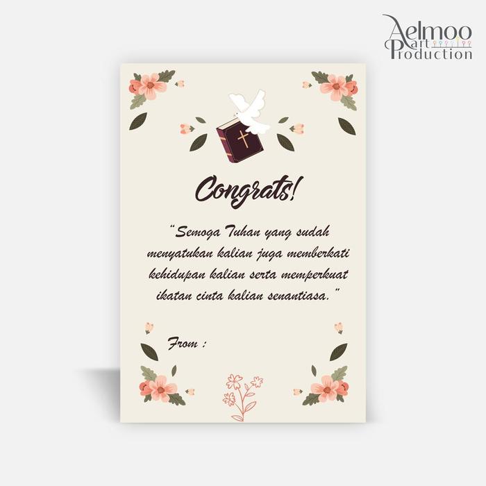 Gambar Hebat Wedding Card Gift Card Pernikahan Perkawinan - Jib Order - WEDDING 02 dari zooroomilkurn undefined Tokopedia