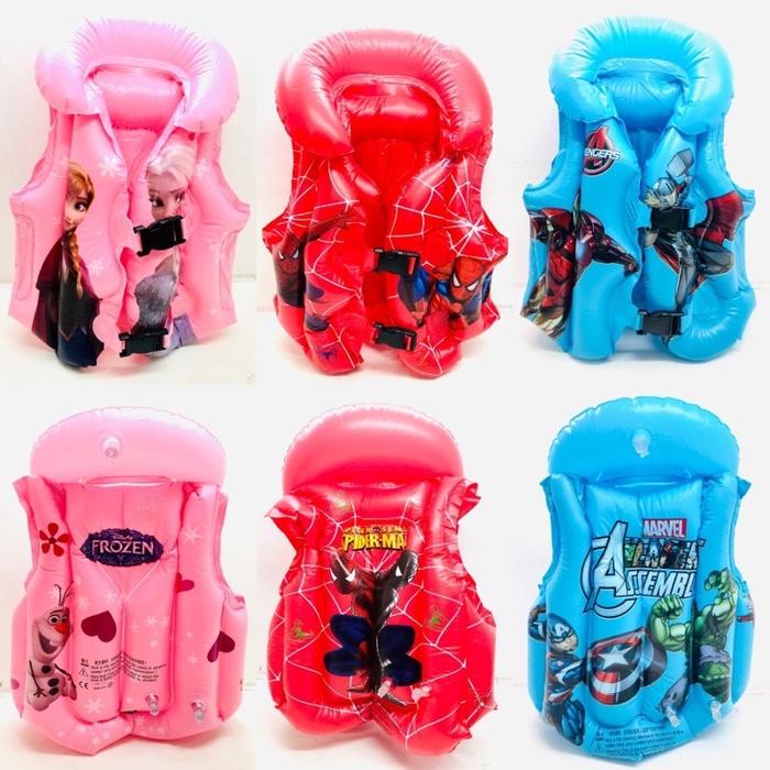 Gambar Rompi ban pelampung anak renang swimming vest model mirip intex pelamp - KARAKTER COWO, S dari VB Luxury undefined 5 Tokopedia