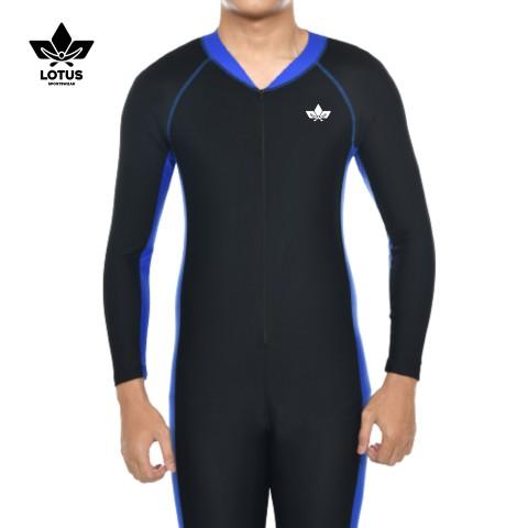 Gambar Lotus Sportswear Baju Renang Pria Dewasa Selam Diving Panjang - Biru, M dari JuraganBajuRenang undefined Tokopedia