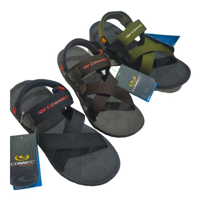 Gambar sandal gunung CONNEC lantara-xr - Hitam, 39 dari 1000 SHOES undefined Tokopedia
