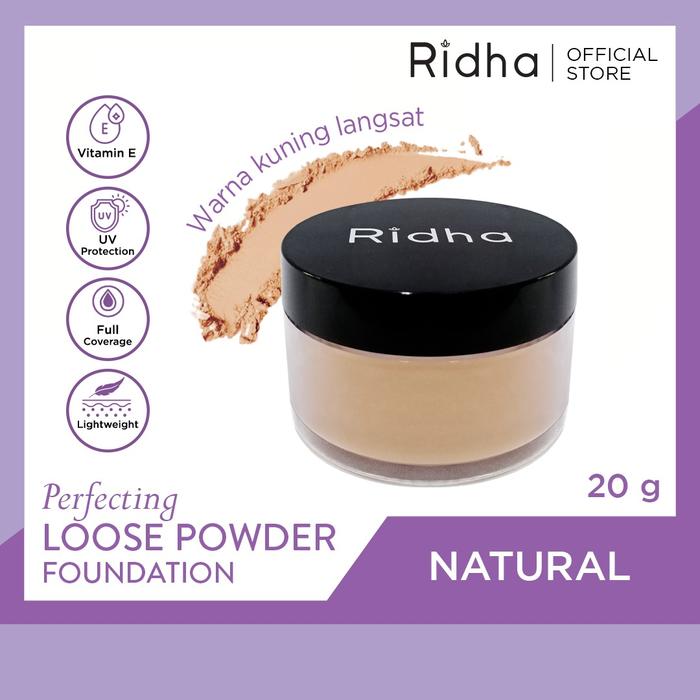 Gambar RIDHA Perfecting Loose Powder Foundation - Natural dari Ridha Beauty Official undefined Tokopedia