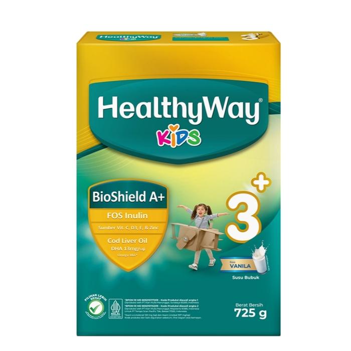 Gambar Healthyway 3+ Susu Bubuk Pertumbuhan Anak 3-5 Tahun Vanila 725 g dari BigSmart jakarta utara undefined Tokopedia