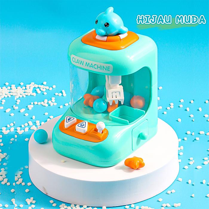 Gambar Mesin Capit Mini Claw Machine Mesin Capit Boneka - Hijau dari kidditoy undefined Tokopedia