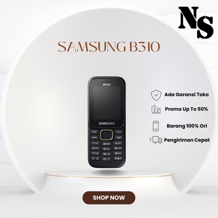 Gambar Handphone/hp jadul Samsung B310 Garansi resmi Dual Sim (Mini SIM) - Hitam dari Nirlaba Online Store undefined Tokopedia