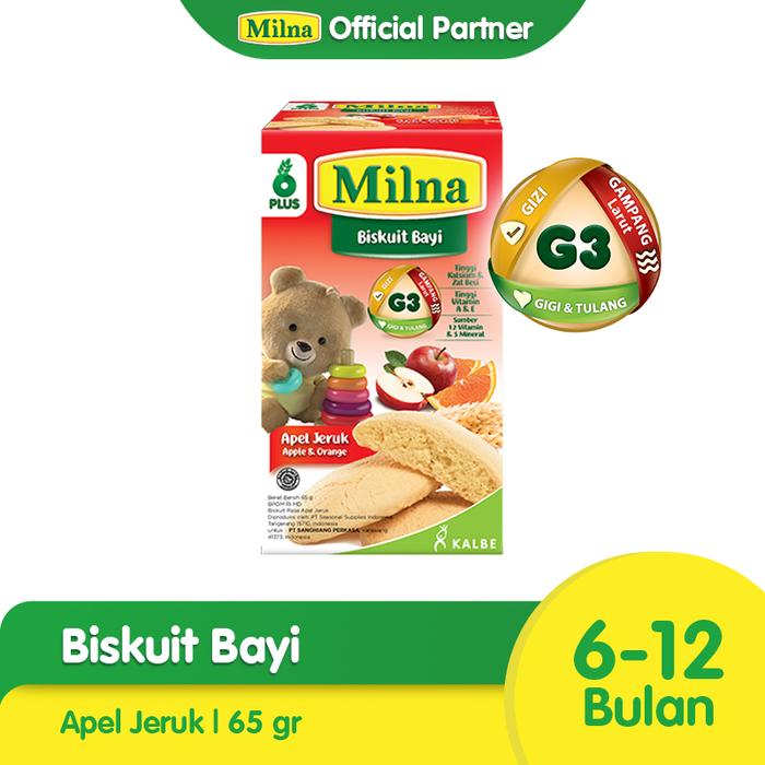 Gambar Milna biscuit apel orange 65gr dari Kimmie babyshop undefined Tokopedia