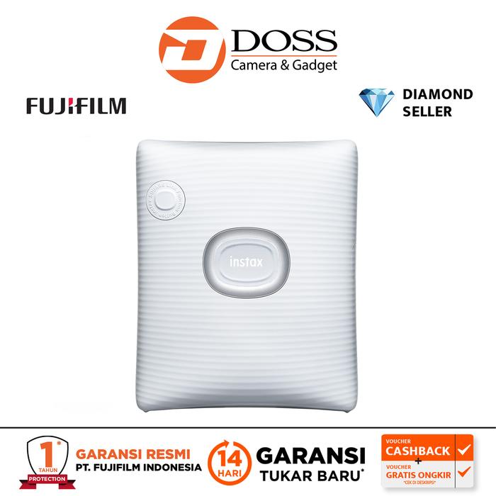 Gambar Fujifilm Instax Square Link Smartphone Printer - Ash White dari DOSS Camera & Gadget undefined Tokopedia