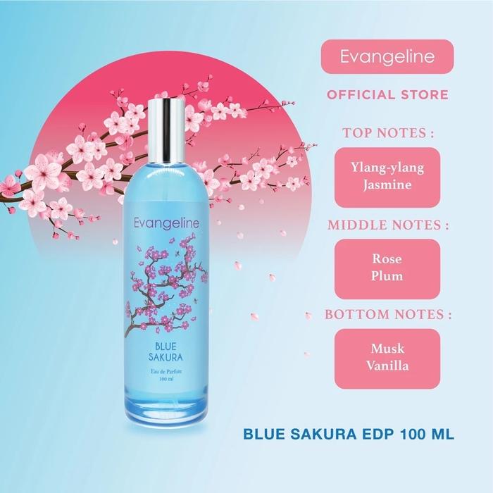 Gambar Evangeline Eau De Parfum Sakura 100ml/Parfum Wanita - Sakura Blue dari Kios Branded. undefined Tokopedia