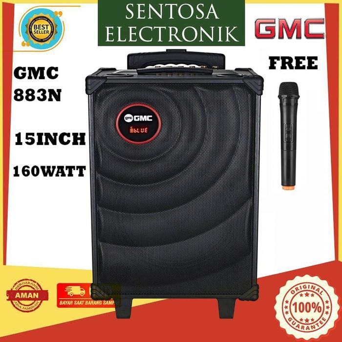 Gambar Terbaru Gmc 883N Speaker Portable 15 Inch Free Mic 1 Wireless - 883N SAJA dari STAR ELECTRONIK undefined Tokopedia