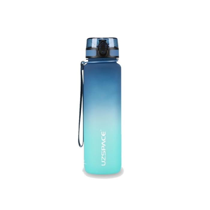 Gambar UZSPACE Botol Air Minum Olahraga Sport Fitness Drinking Water Bottle - Blue & Green, 3038 - 1000ML dari Cygnus Shop undefined Tokopedia