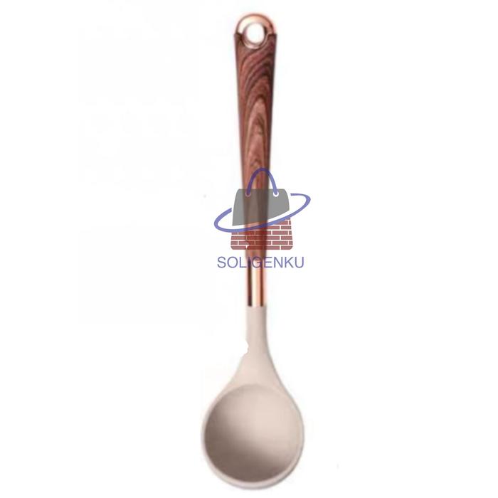 Gambar Spatula Kitchenware Tahan Panas Anti Lengket Sodet Alat Masak Sehat - Sodet Polos dari Soligenku undefined 5 Tokopedia