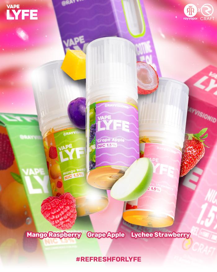 Gambar Vape Lyfe Pods Friendly series - Mango Raspberry dari rayvaporid undefined Tokopedia