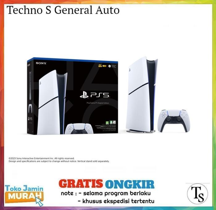 Gambar Sony Playstation 5 Slim Disc Digital Version / PS5 Slim Digital Disc - DIGITAL VERSION, jpn no game dari Techno S General Auto / TSGA undefined Tokopedia