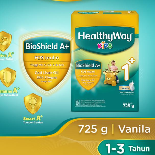Gambar HealthyWay KIDS 1+ 725 Gram - Vanila dari Sweet Recipe undefined Tokopedia