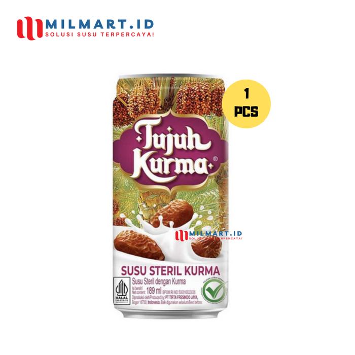Gambar SUSU STERIL KURMA 189 ML SUSU TUJUH KURMA KALENG SUSU KURMA - 1 PCS dari milmart.id undefined Tokopedia