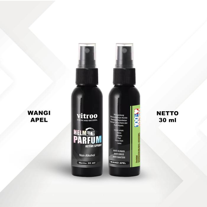 Gambar Vitroo Parfum Helm Spray Anti Bakteri Protection Parfum Pewangi Helmet - Apel dari AMS variasi_NEW undefined Tokopedia