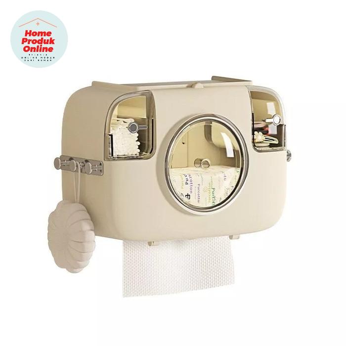 Gambar Box Tempat Tissue Tisu Kotak Gantung Dinding Toilet Elegant Minimalis - Type Putih Gold dari HOme PrOduk Online ShOp undefined Tokopedia