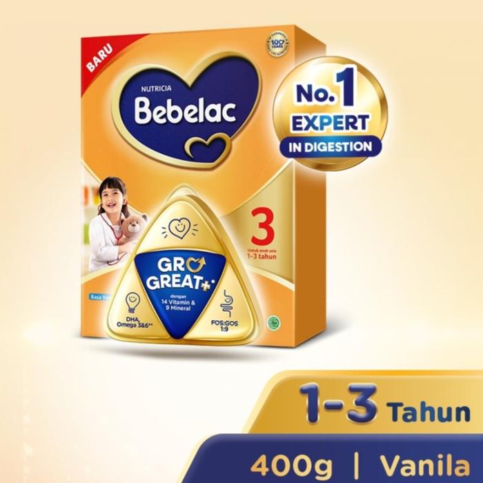 Gambar Bebelac 3 Vanila 400 Gr Box - DEC 25 dari Little Avant_NEW undefined Tokopedia