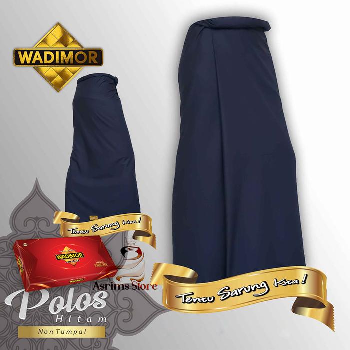 Gambar sarung Wadimor Polos Hitam Tumpal Sarung Tenun Khas Indonesia Terbaik - Polos Hitam dari asrimss bandung undefined Tokopedia