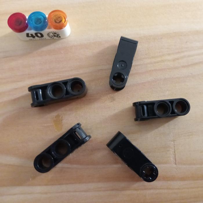Gambar Lego Technic Part 42003 Axle & Pin Perpendicular 3L & 2 Pin Holes - Black dari Technicaholic undefined Tokopedia