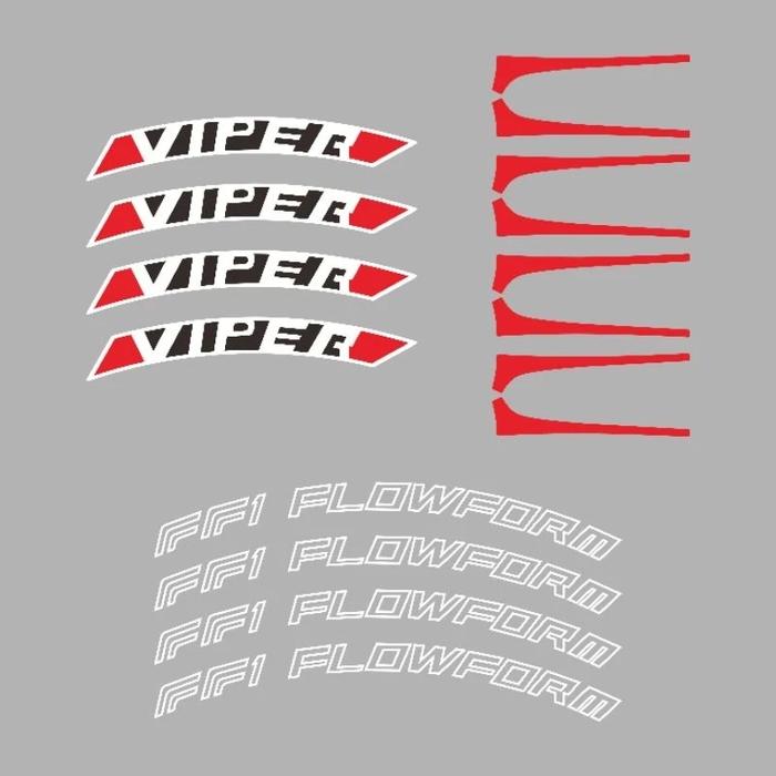 Gambar STICKER VELG VIPER FFI FLOWFORM/VIPER FLOW FORMING - Merah dari stickerika. undefined Tokopedia