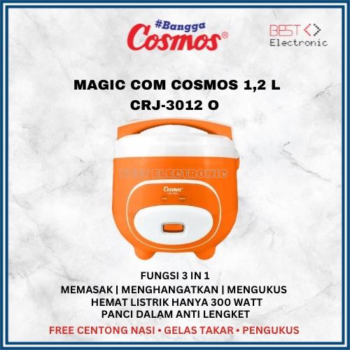 Gambar Magic Com / Rice Cooker COSMOS CRJ-3012 1,2 Liter - CRJ-3012 ORANGE, TANPA BUBBLE dari best electronic 7 undefined Tokopedia