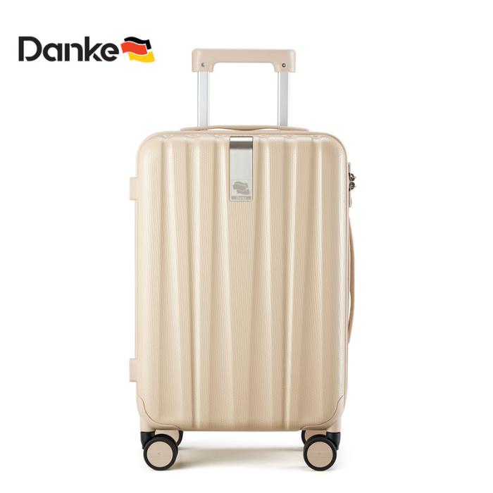 Gambar Koper Bagasi 20 inch Danke Signature Premium Warna Pastel Anti Gores - Pink dari Mushroom Place undefined Tokopedia