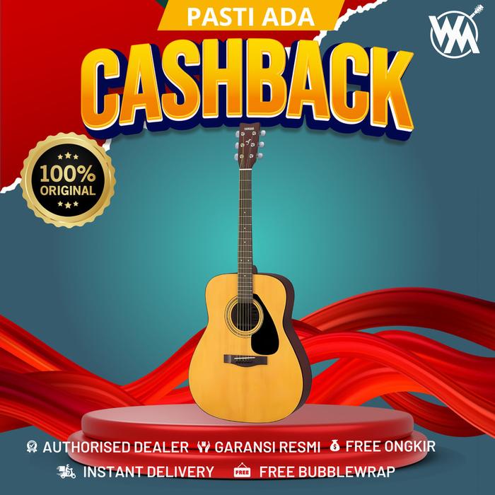 Gambar Yamaha Gitar Akustik Acoustic Folk F310 / F 310 (Tersedia 2 Warna) - Natural dari Wijayamusikputra undefined Tokopedia