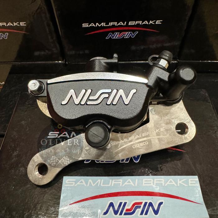 Gambar Kaliper Belakang Nissin Samurai - Nmax - Hitam dari Oliver Motoshop undefined Tokopedia
