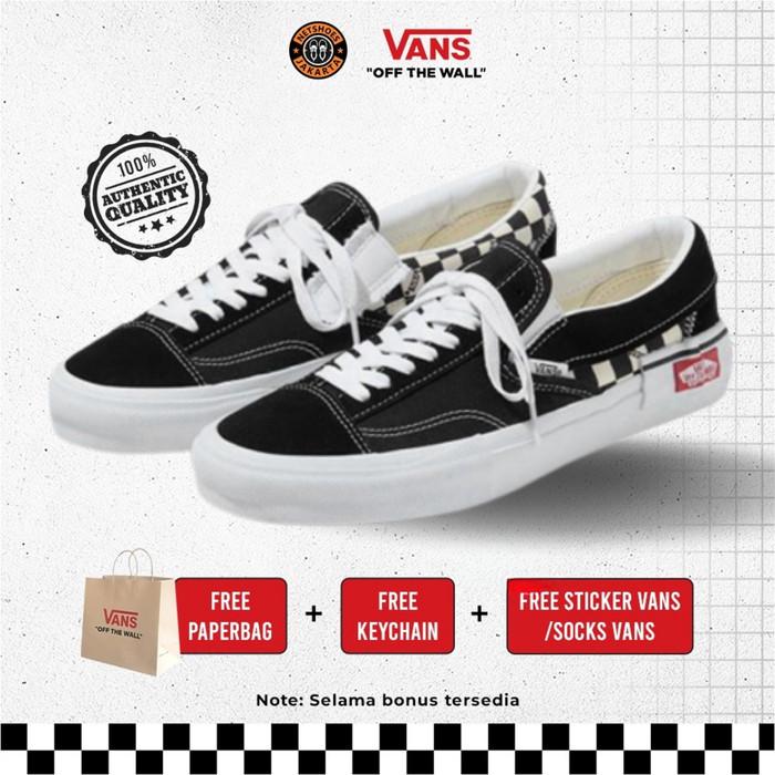 Vans Slip On Cut And Paste “ Navy Parisian Night Black White, 38